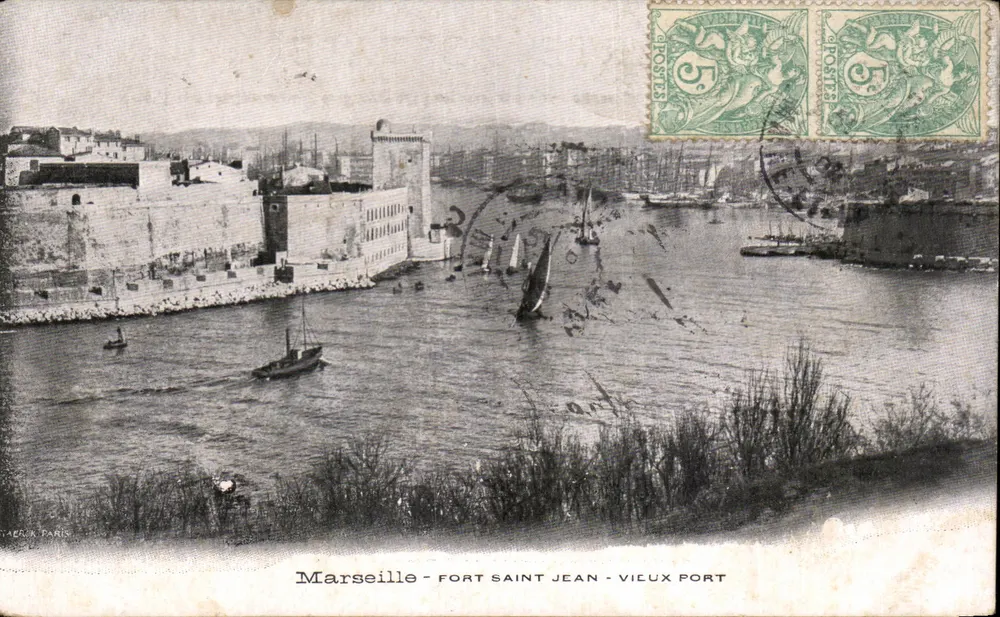 Marseille - Fort Saint Jean - Vieux Port — Verlag A. C. A. Paris, Seriennummer nicht sichtbar - Vorderseite