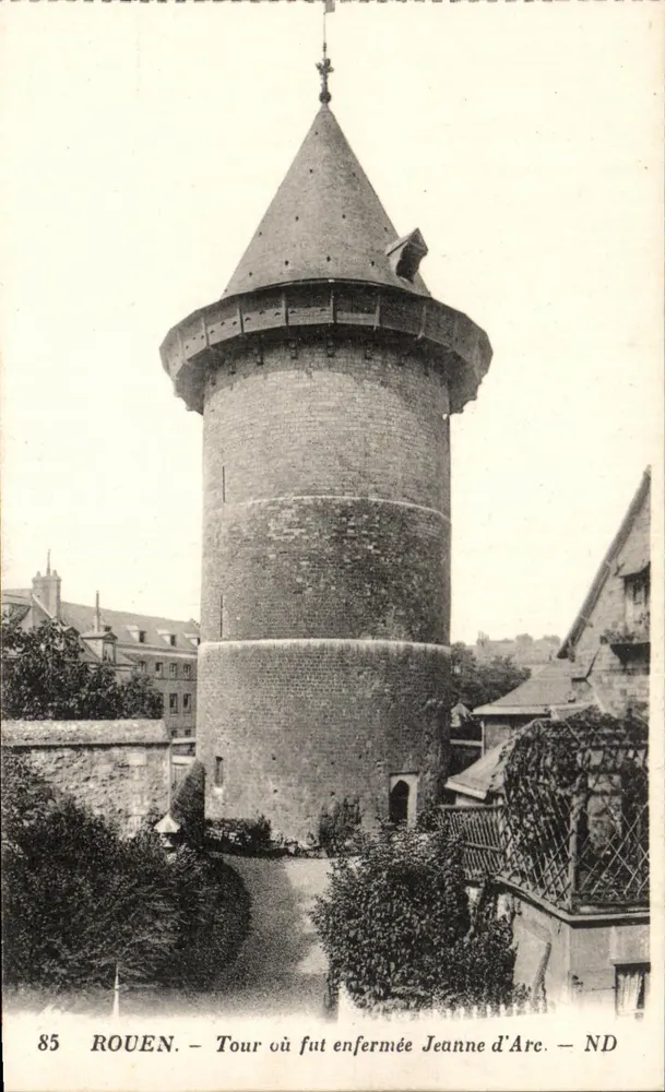 Rouen — Turm, in dem Jeanne d'Arc gefangen gehalten wurde — ND - Vorderseite