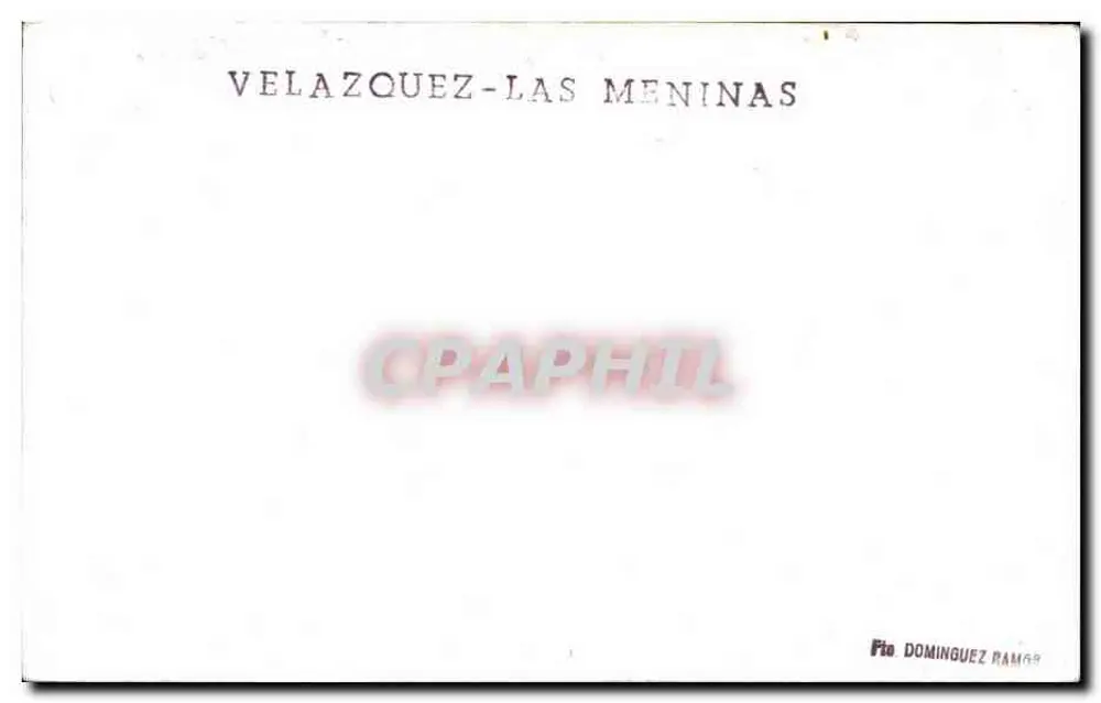 Las Meninas — reprodução — Pío Domínguez Ramírez - Verso