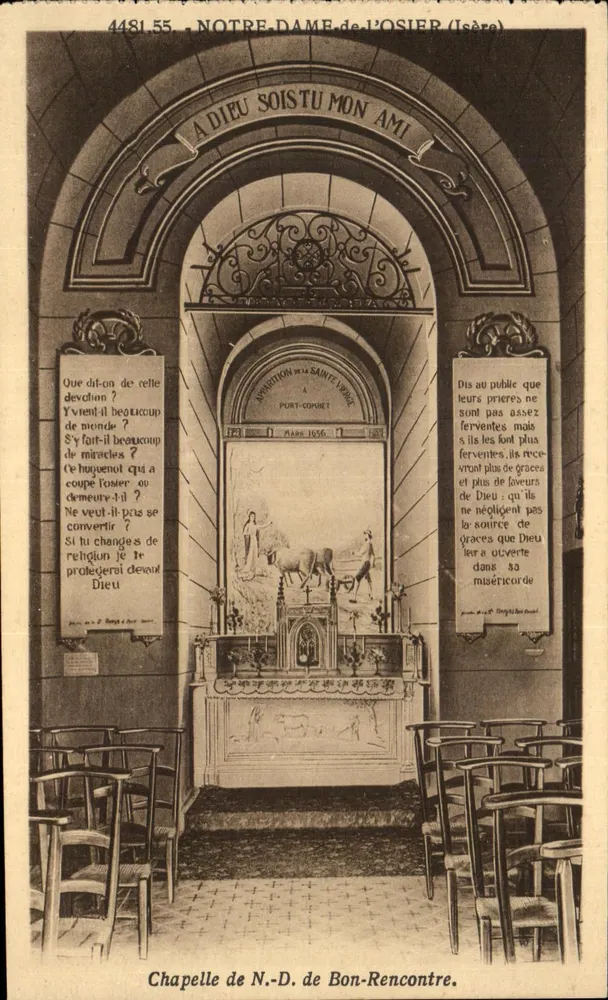 Kapelle der Heiligen Maria von Bon-Rencontre — Hourtier (Isère) — A. Hourtier - Vorderseite