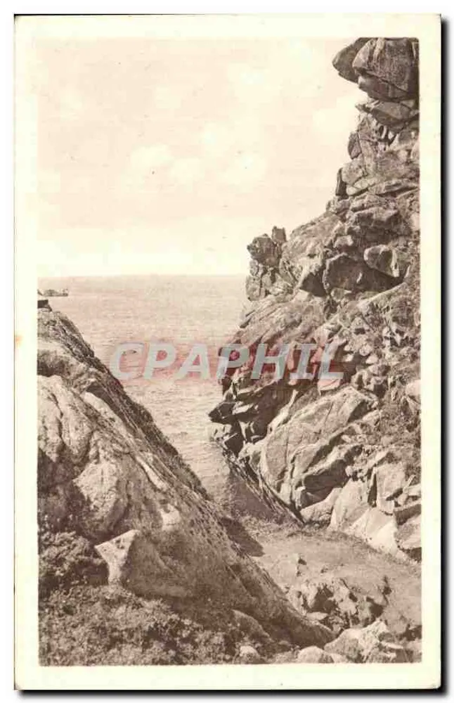 Tregastel-Primel — La Crevasse — Umgebung von Plougasnou — Edit. Riou & Gadelec, Morlaix - Vorderseite