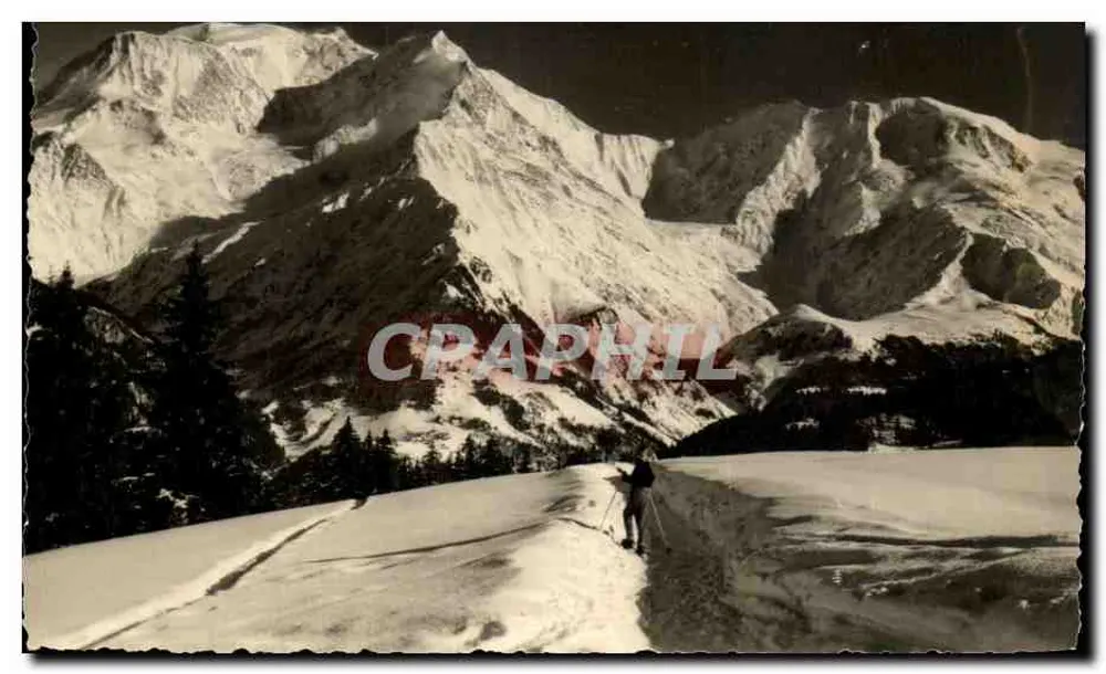 Skiareal und Massiv des Mont-Blanc — St-Gervais — Photo Fumex - Vorderseite