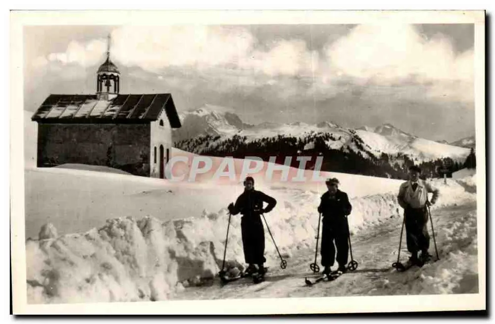 Col des Aravis — Haute-Savoie — Kapelle und Mont-Blanc — Édition GIL - Vorderseite