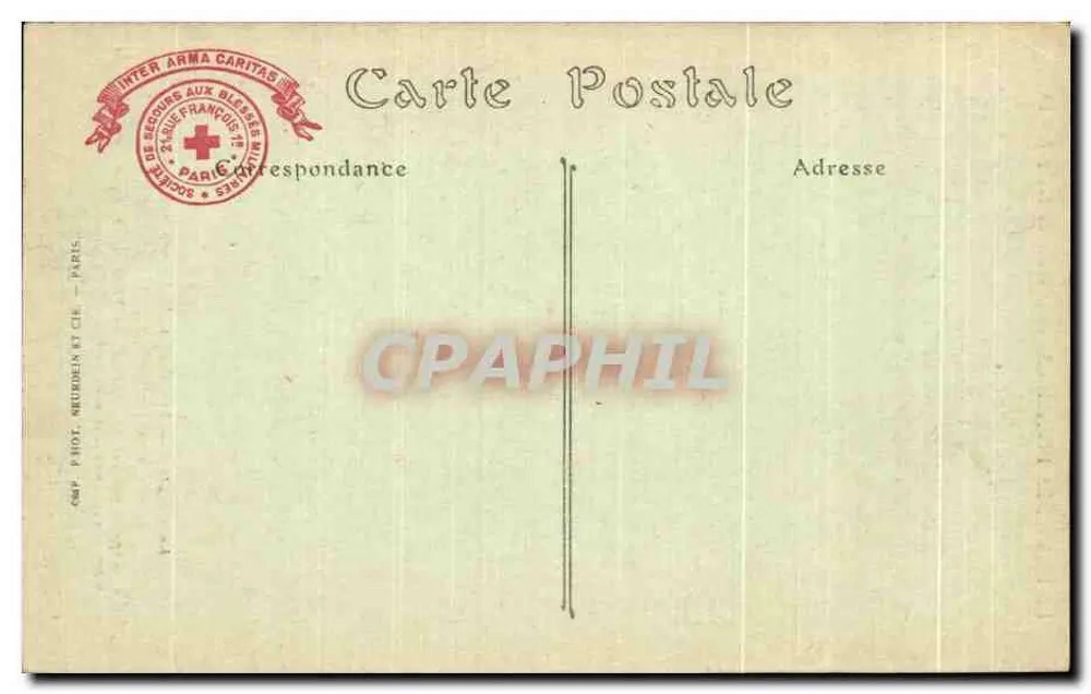 Der Dôme der Invaliden — Grabmal Napoleons I. — Verlag: CAP Phot. Neubien & Cie, Paris - Rückseite