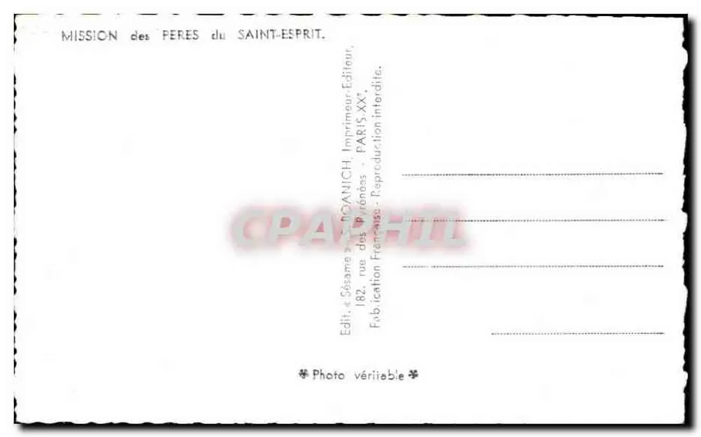 Zwei Kinder in einem Behälter — Mission der Väter des Heiligen Geistes — Verlag: Mission der Väter des Heiligen Geistes - Rückseite