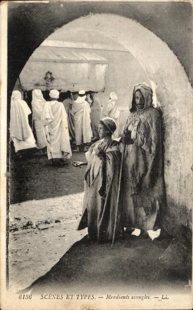 अंधा मांगता — दृश्य और प्रकार — संख्या 6136 — एल.एल. - आगे