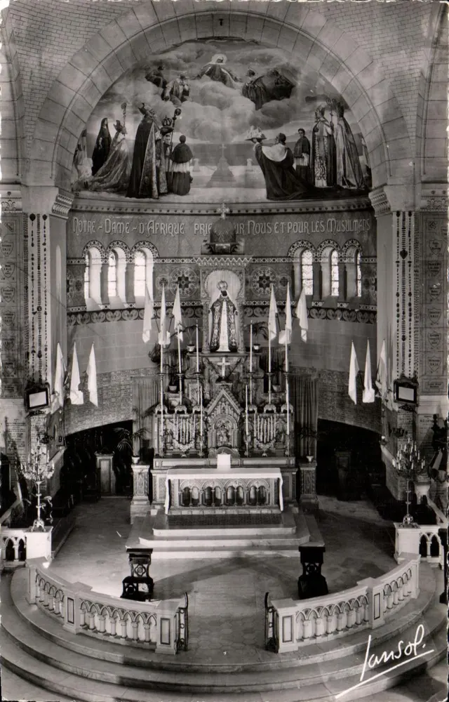 Notre-Dame d'Afrique — Innenraum der Basilika, Algier — Janssot - Vorderseite