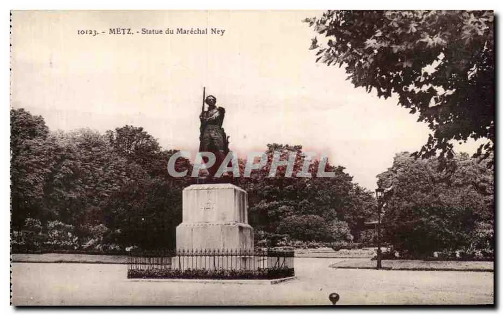 METZ - Estátua do Maréschal Ney — 10123 - Frente