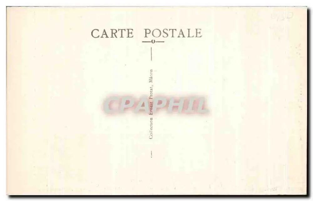 Souvenirs de Lamartine — O Lago — Editor: Ernest Prout, Mâcon - Verso