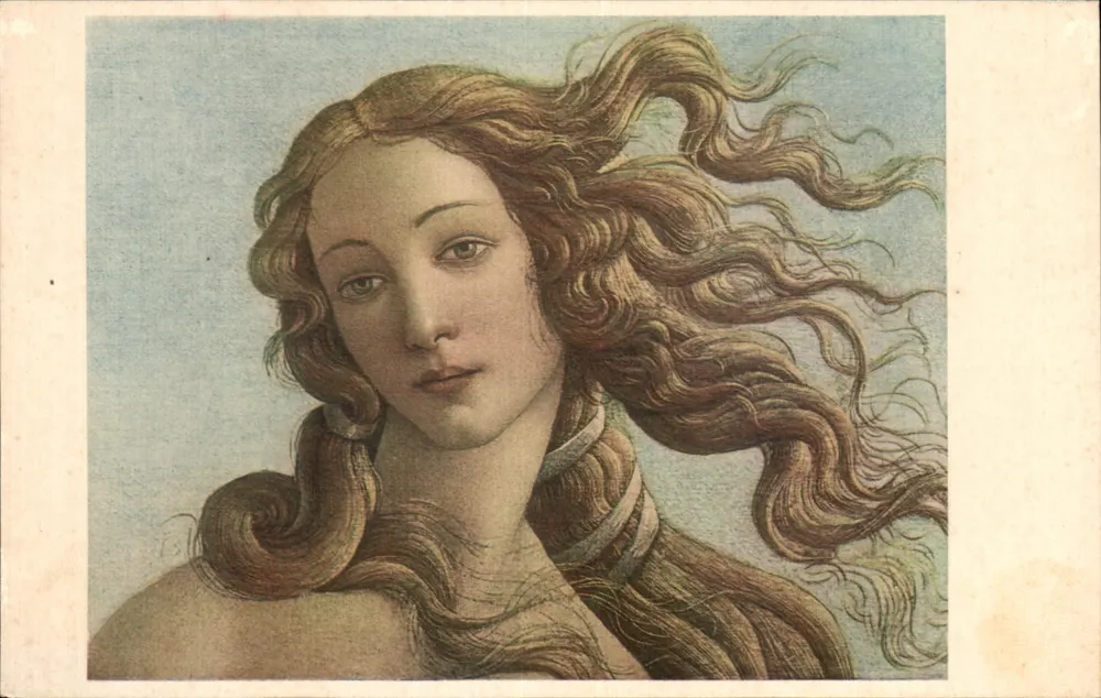 Geburt der Venus — Detail Botticelli — Galleria Uffizi, Florenz — Nr. 517 - Vorderseite