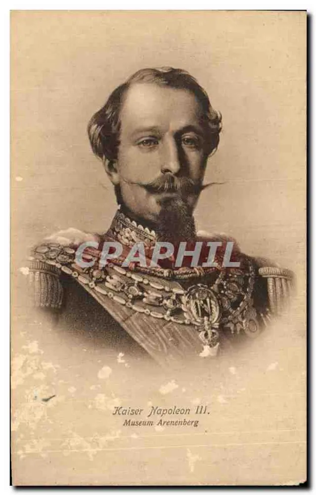 Napoleão III — retrato em uniforme — Museum Arenenberg, n° 13 4810 - Frente