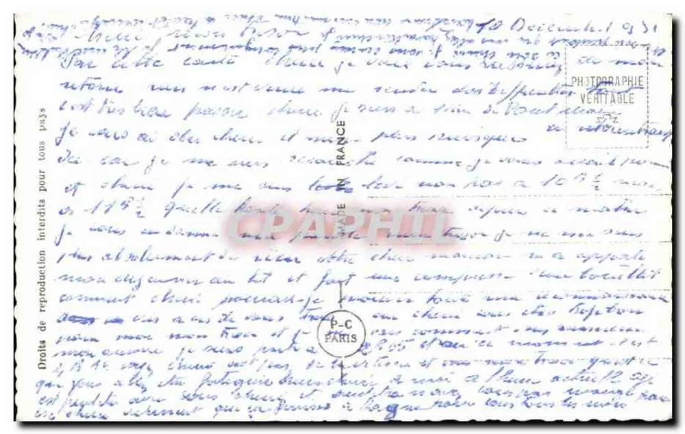 Liebendes Paar — Der Schlüssel zum Glück — Verlag PC Nr. 6401 - Rückseite