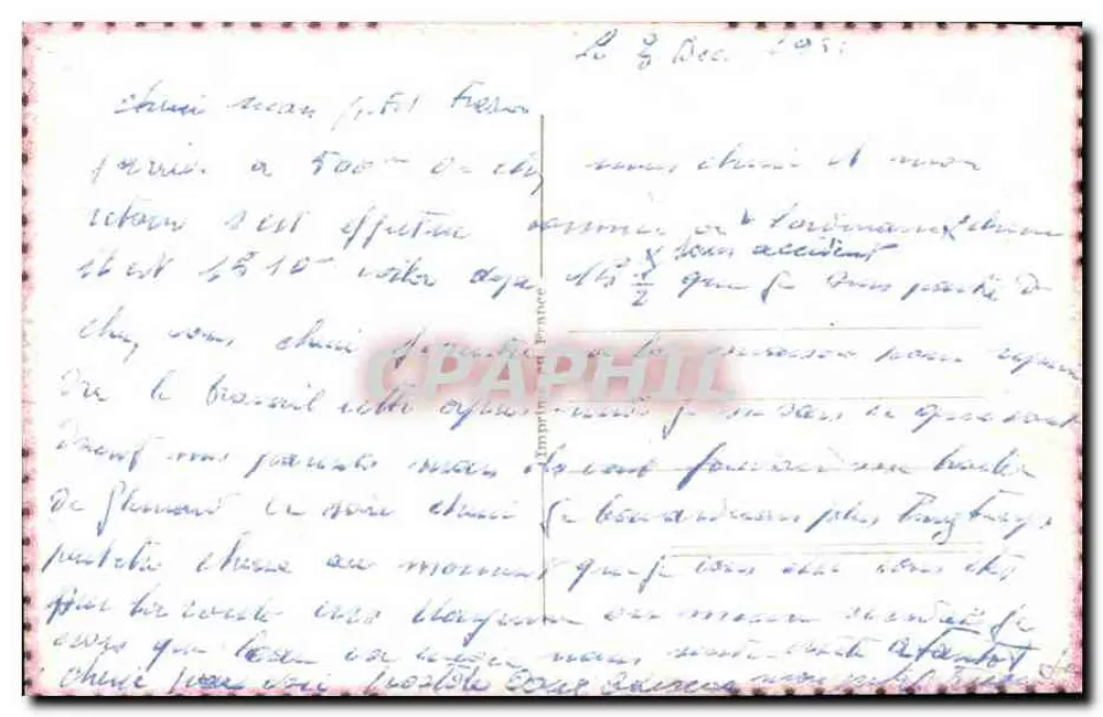 Paar in einem Rahmen, verziert mit Rosen — J.C. PARIS 712 - Rückseite