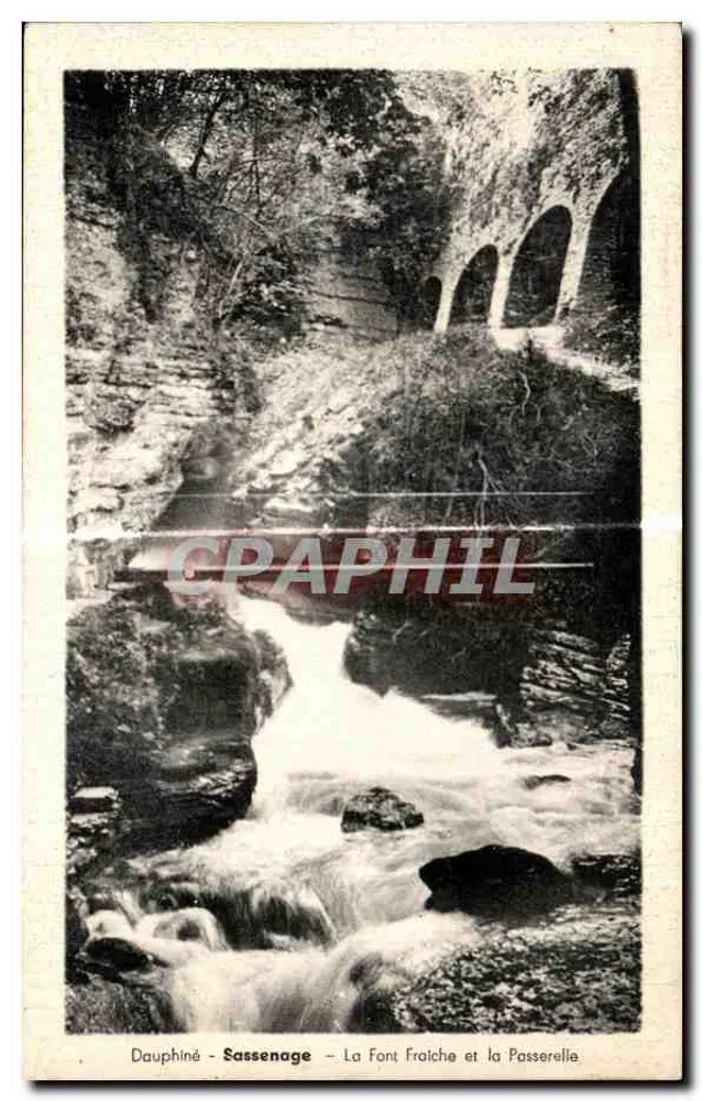 Dauphiné - Sassenage - Die Frische Quelle und die Brücke - Vorderseite