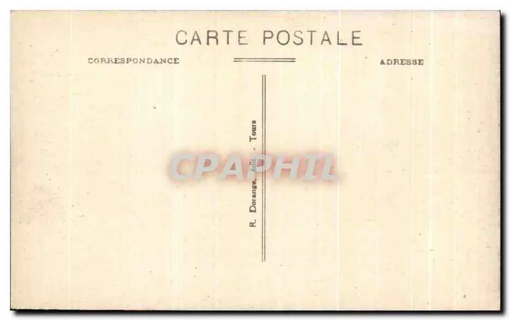 Saumur (M.-et-L.) — Allgemeiner Blick (Nordwestseite) — R. Dorange, Tours - Rückseite