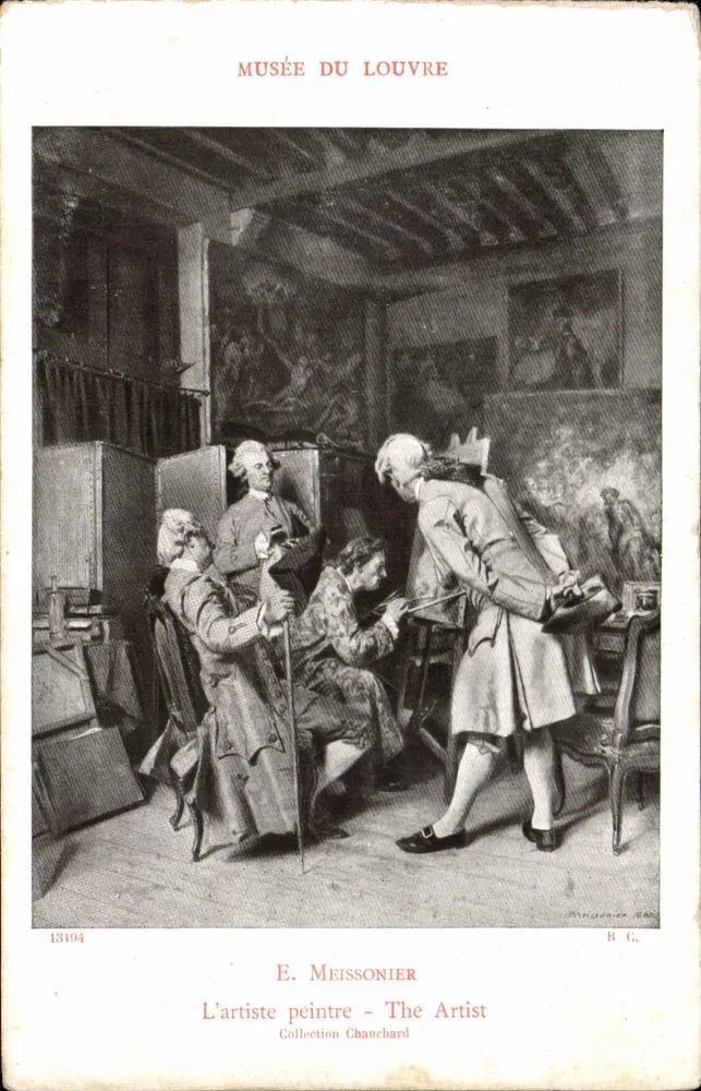 Der Maler — E. Meissonier — Sammlung Chauchard - Vorderseite