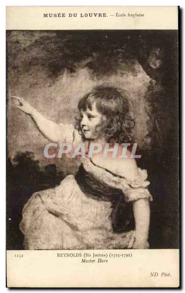 Museu do Louvre — Escola Inglesa — Reynolds (Sir Joshua) 1723-1792 - Frente