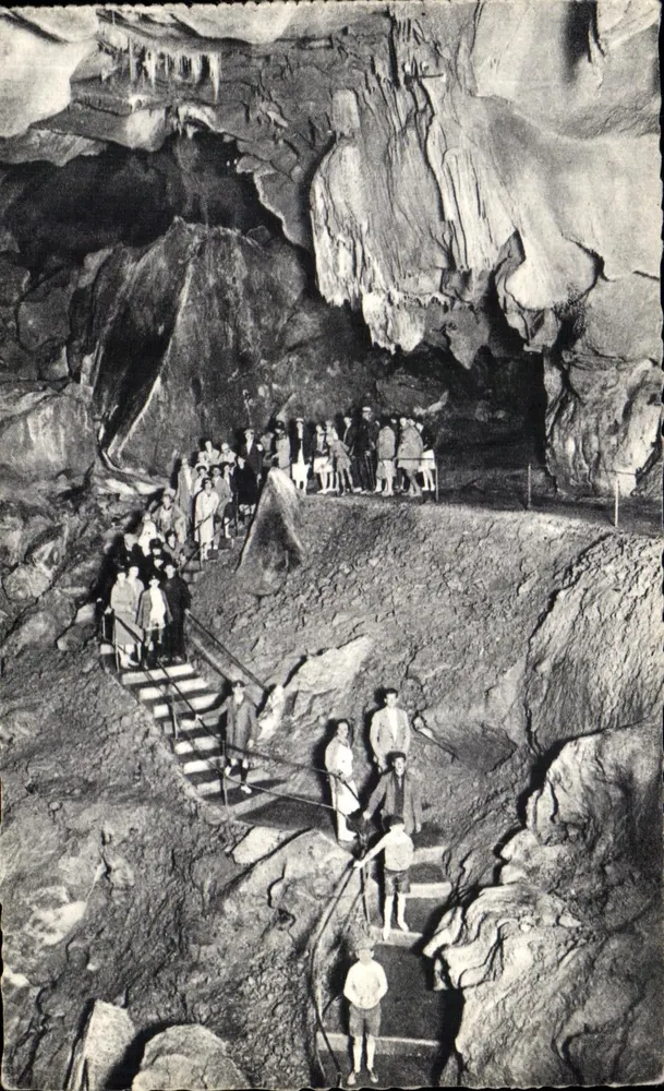 Les Grottes de Bétharram — Die Abstieg in die unteren Höhlen — Sammlung der Grotten von Bétharram - Vorderseite