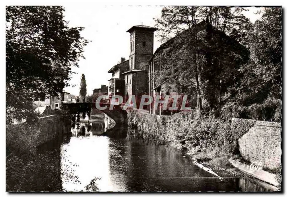 Saint-Jean-Pied-de-Port — Die Kirche und die Nive — REAL PHOTO - Arts des Arts Photométriques - Vorderseite