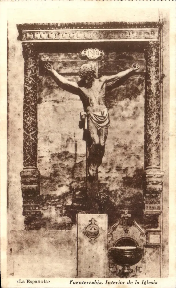Fuenterrabia — Interior da Igreja — «La Española» - Frente