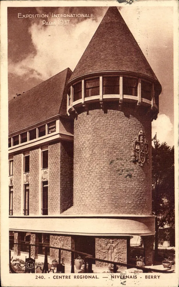 Regionalzentrum Nivernais-Berry — Internationale Ausstellung Paris 1937 - Vorderseite