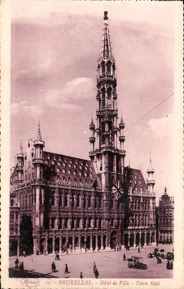 Brüssel - Rathaus - Town Hall - Marco II - Vorderseite