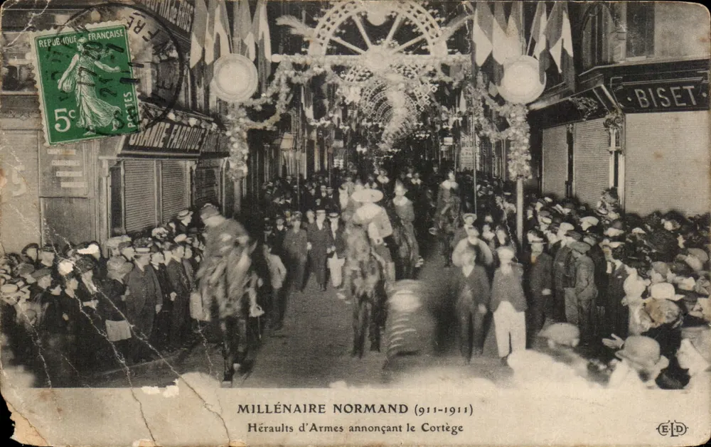 Millénaire Normand (1911-1911) — Hérauts d'Armes annonçant le Cortège — Éditeur EID - Vorderseite