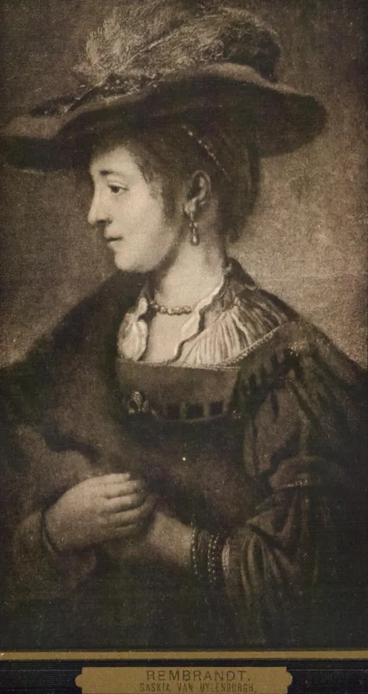 Saskia van Uylenburgh — Retrato por Rembrandt — Edição TannenSpeake, Amsterdam - Frente
