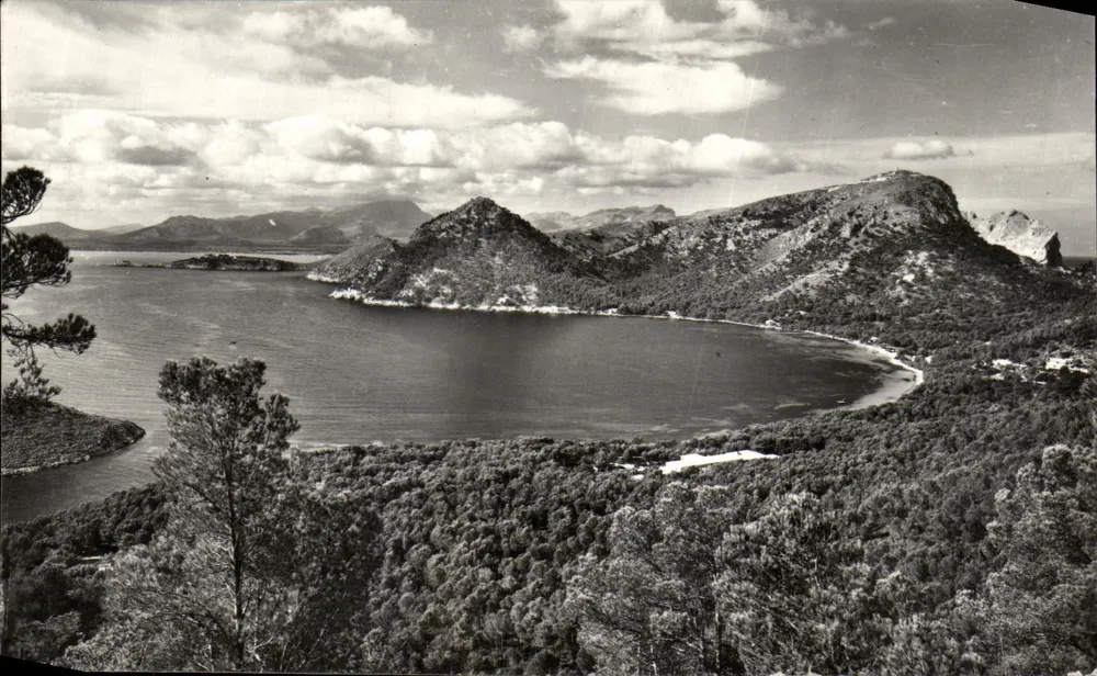 Vista panorâmica de Formentor — Maiorca — editor Casa Planas, n° 3412 - Frente
