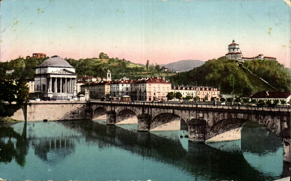 Turin — Monte dei Cappuccini und Kirche Gran Madre di Dio — Carl Kürzli-Tobler, Zürich, n° 7119 - Vorderseite