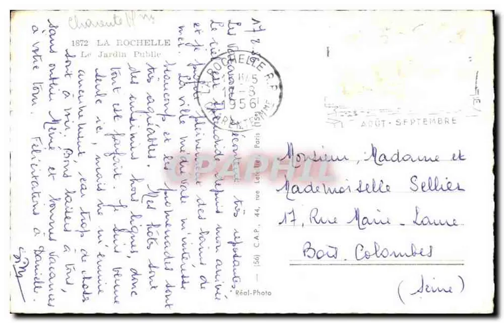 O Jardim Público — La Rochelle — editor Cap - Verso