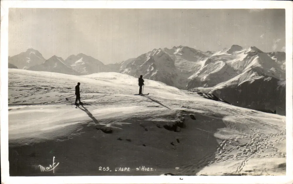 L'Alpe d'Huez — vista de esqui — Marf, n° 269 - Frente