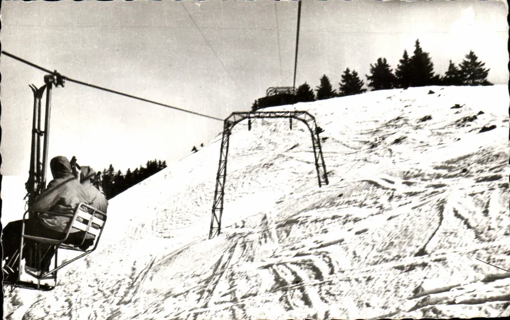 Ski am Collet d'Alleyard — Telelifte Malatrait — Éditions SPADEM - Vorderseite