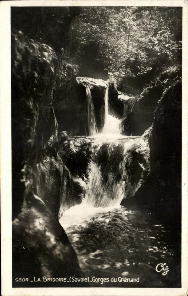 La Bridoire (Savoie) — Gorges do Grenand — Cig — n° 5804 - Frente