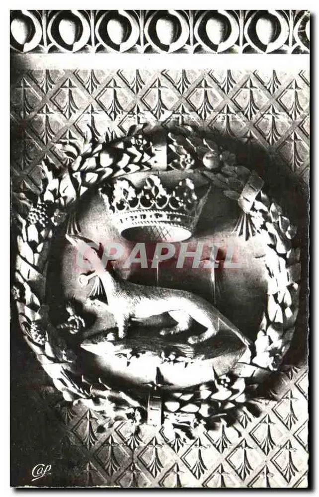 BLOIS - O Castelo « L'Hermine » — Emblema de Ana da Bretanha — C.A.P. Paris - Frente