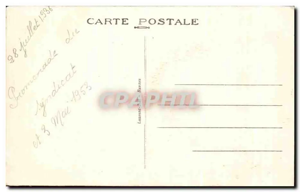 Umgebung von Sainte-Anne-d'Auray — Das Feld der Märtyrer — CPAPHYL n°3280 - Rückseite