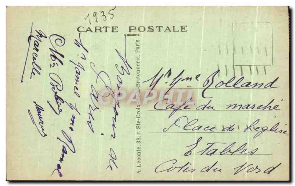 Paris - Avenue des Champs-Élysées aus der Sicht des Arc de Triomphe de l'Étoile — Verlag A. L. - Rückseite