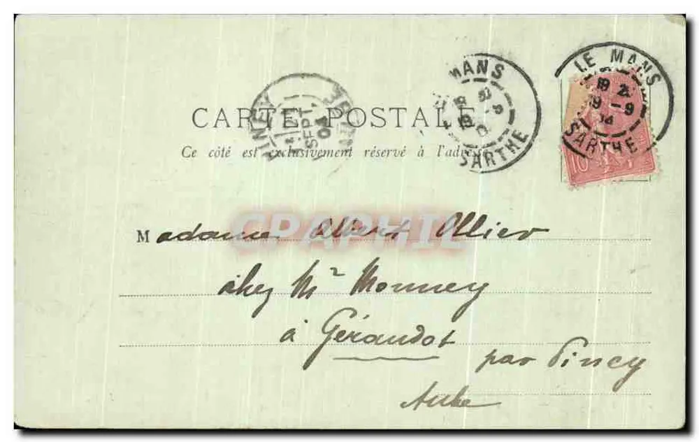 Le Mans — Kasernen des 31. Artillerieregiments — LL. n° 98 - Rückseite