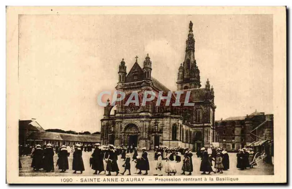 Sainte-Anne-d'Auray — Processão retornando à Basílica — Laurent-Neu-Hennes - Frente