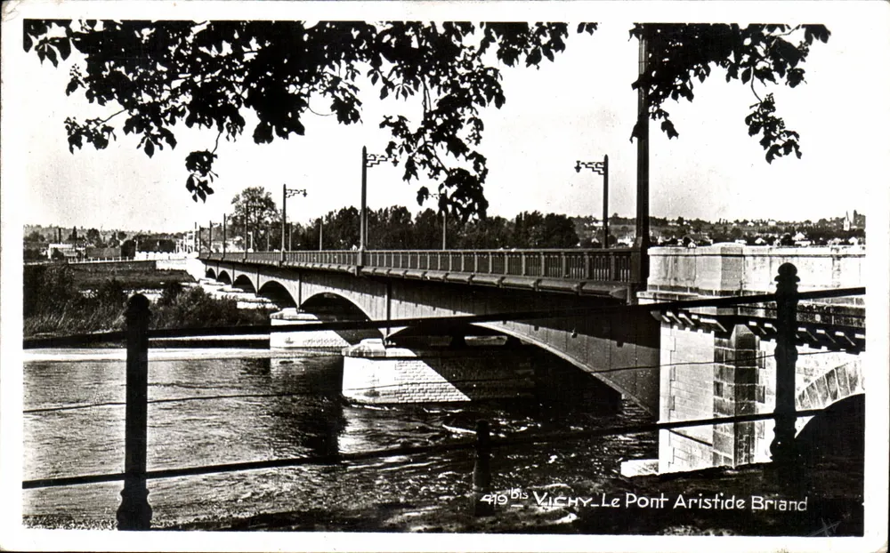 Vichy — Most Aristide Briand — wydawca La Cigogne, nr 419 bis - Awers