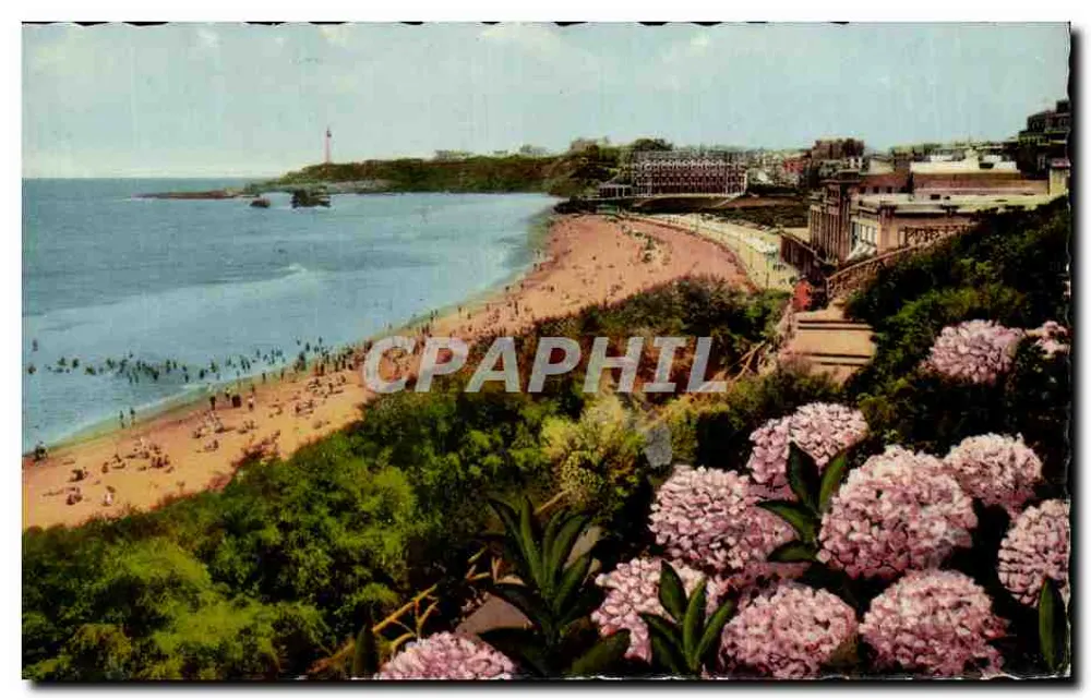 Die Hydrangeen und die Grande Plage — Biarritz — Cie des Arts Photomécaniques - Vorderseite