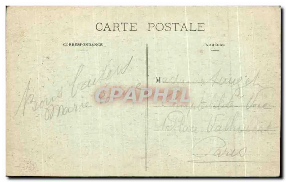 Biarritz - Le Port des Pêcheurs - Sainte Eugénie — éditeur E.J.M. n°24 - Rückseite