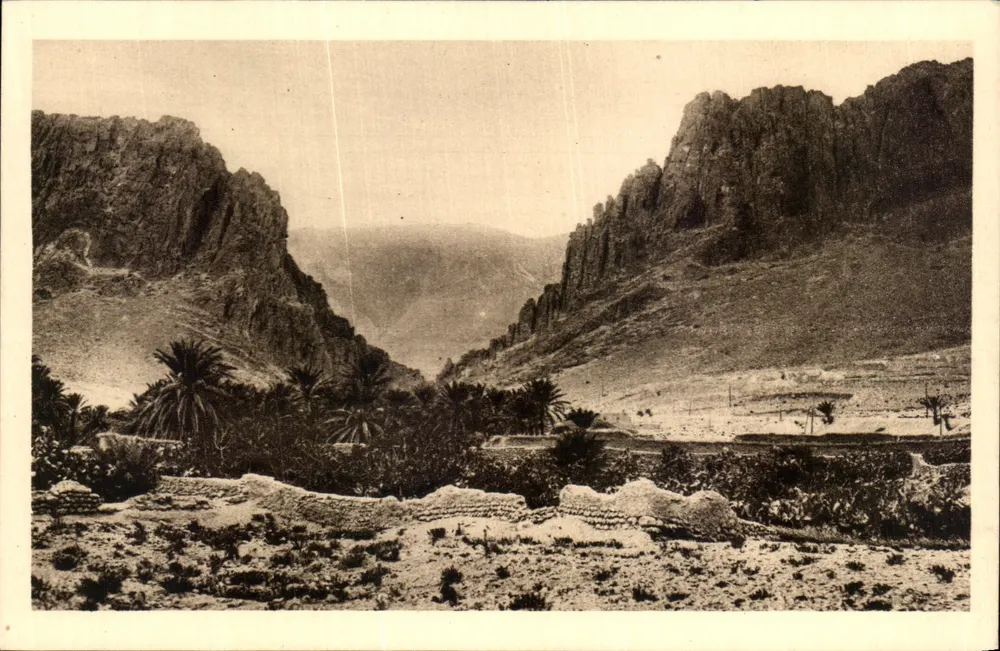 El Kantara — Die Schluchten aus der Ferne gesehen — SPAGA - Vorderseite