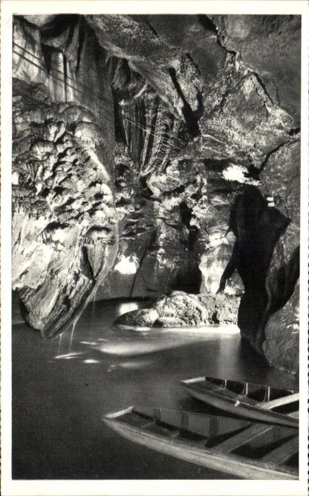 Gruta de Padirac — Saint-Céré (Lot) — Ediciones J. Vertun - Anverso
