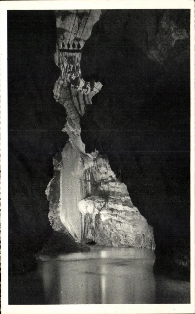 Eingang zum See Pluie — Padirac — Edition J. Vertuil (Lot-Céré) - Vorderseite
