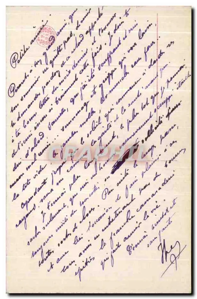 Frau und Kind — mit Blumenstrauß — Verlag Mequar, n° 2891/5 - Rückseite