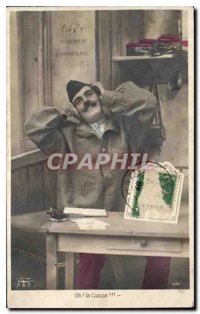 Soldado del 147° Regimiento de Infantería — Oh ! la Classe !!! — editor A.K.S. n°448 - Anverso