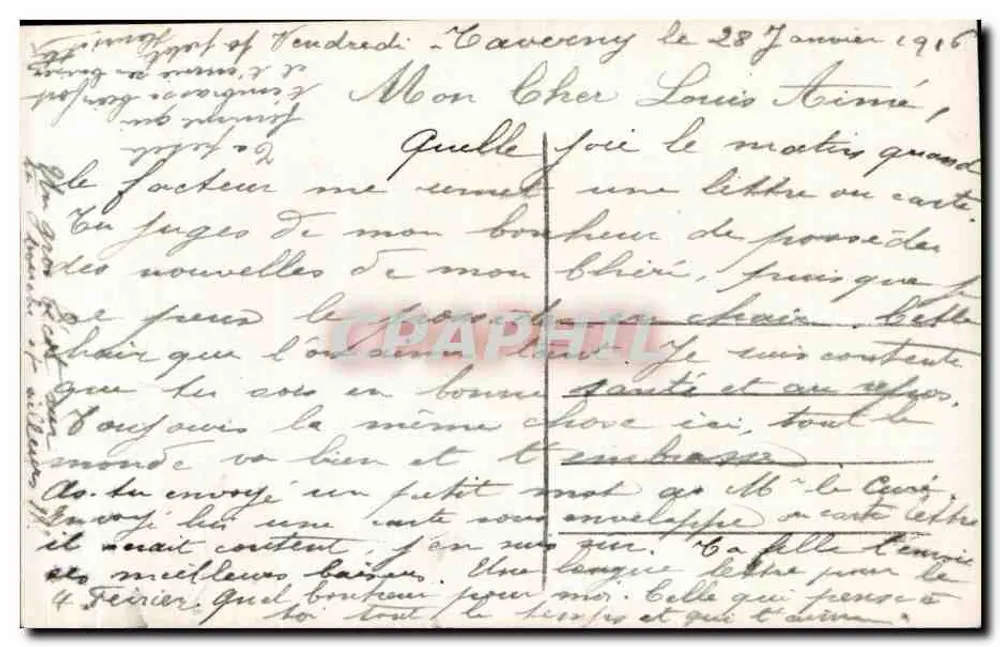 Relógio decorativo com figuras — editor JK, n° 251 - Verso