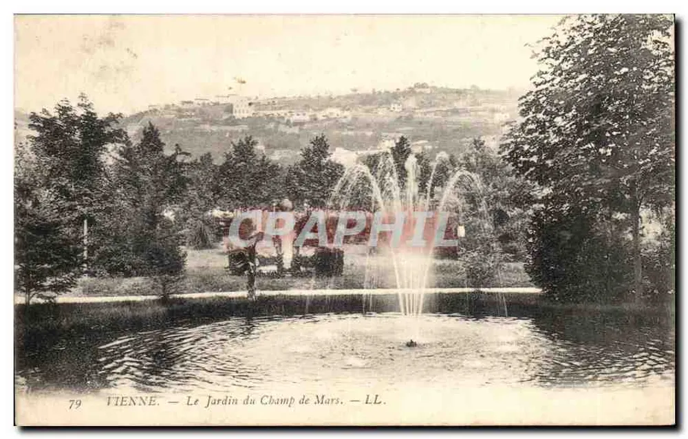 Viena — O Jardim do Campo de Mars — LL. n°79 - Frente