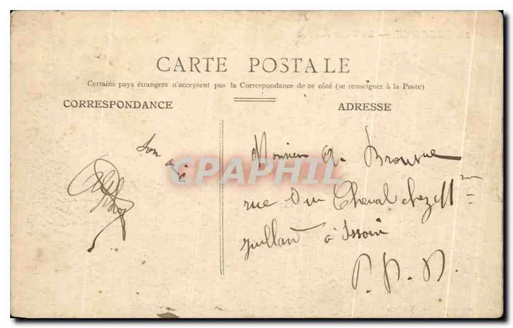 Valence — Le Parc Jouvet — éditeur Darge, n° 28 - Verso